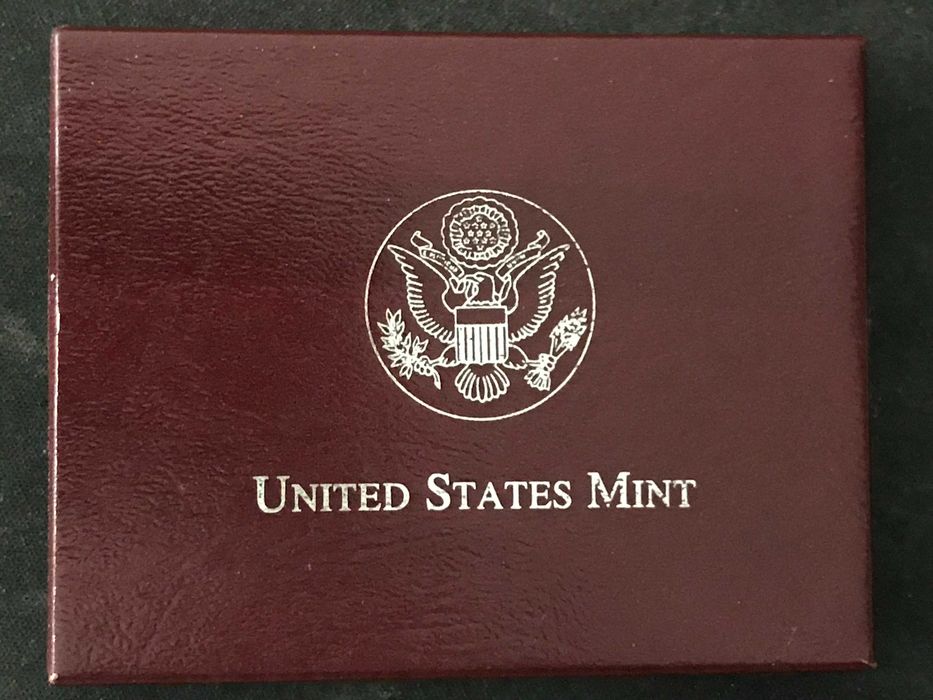 USA - 0,5 Dolar Cobre - XXVI JO, Atlanta 1996 -Natação- Proof c/Estojo