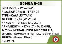 Klocki Cobi 3093 Czołg Somua S-35 Hc Ww2 99 El.