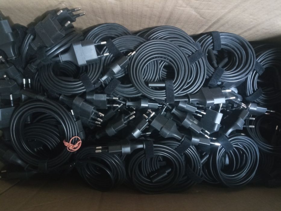 Електрошрот кабель живлення 220 вольт 2 пін якість гурт роздріб ориг