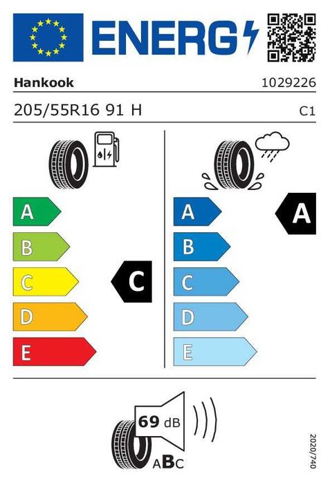 4x Nowe opony letnie HANKOOK VENTUS PRIME 4 K135 205/55R16 91H 2023r !!!WYPRZEDAŻ!!!
