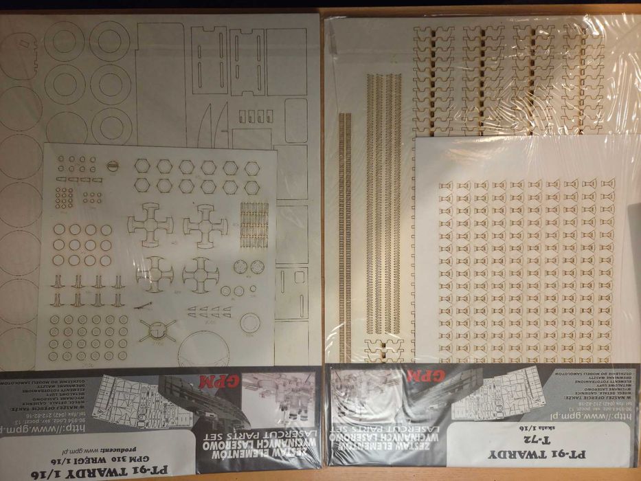 Model kartonowy PT-91 TWARDY 1:16 GPM dodatki