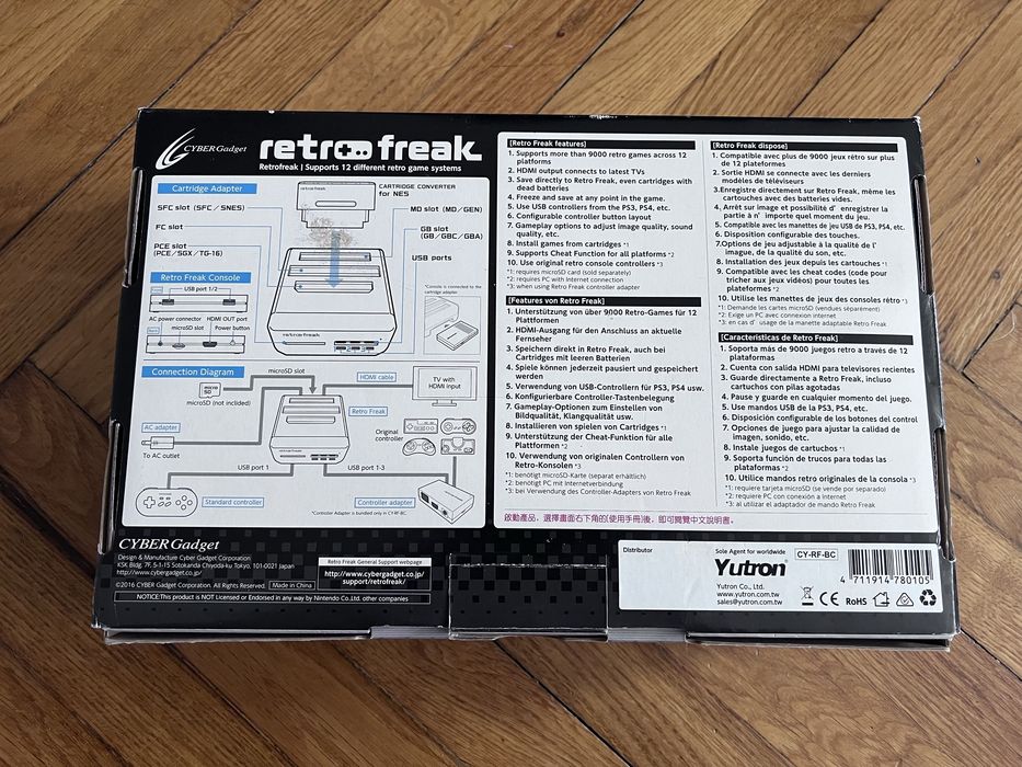 Retrofreak konsola Retro freak nes snes Hyperkin Nintendo