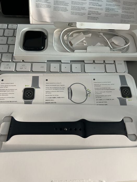 Apple Watch SE 2.ª Geração GPS 44 mm Midnight – Caixa Original