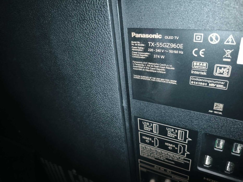 tx-55gz960e Panasonic OLED 55