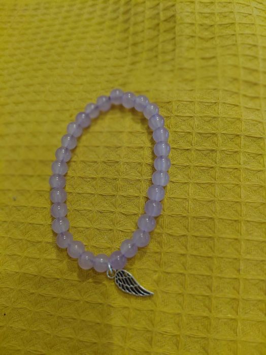 Bransoletka ze szklanych koralikow