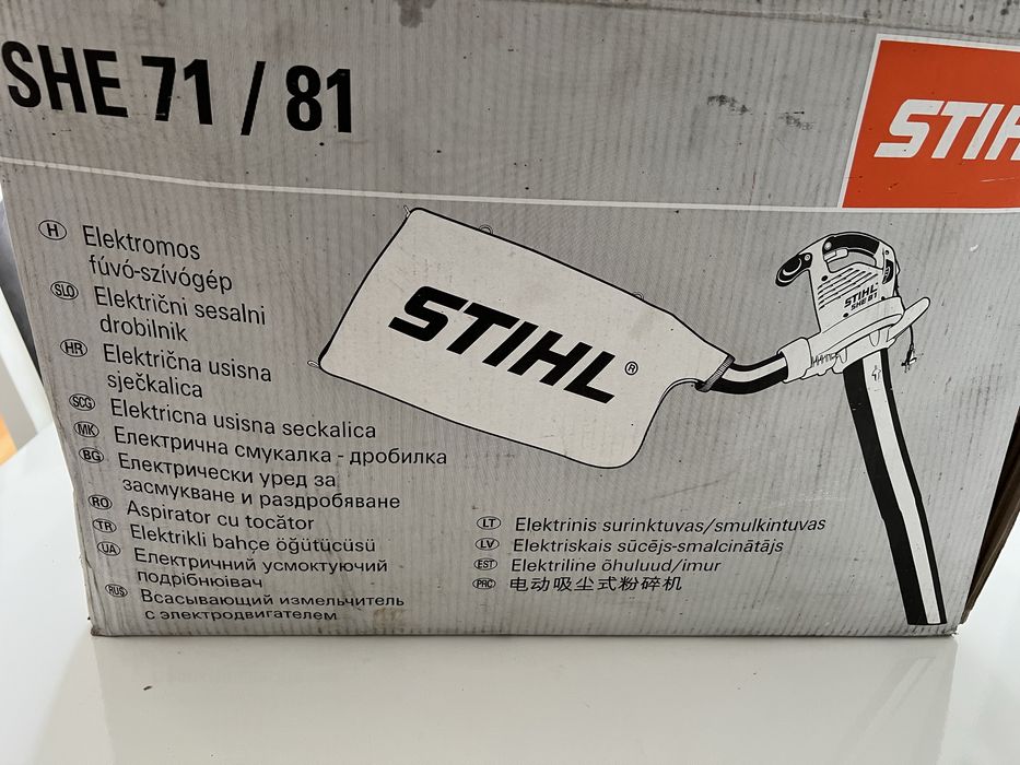 Aspirador/soprador elétrico Stihl SHE 71/81