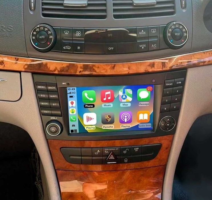 Rádio Android 14 com o Mercedes W211/CLS (Novo)