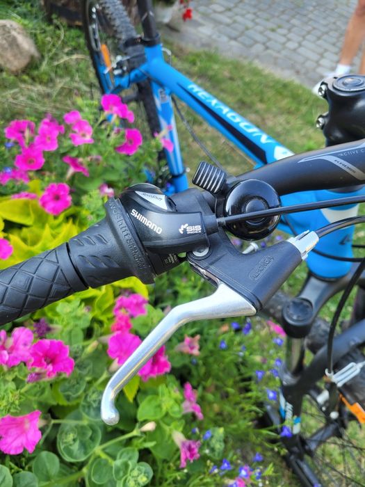 Rower Kross Hexagon 1.0, rama S  niebieski mat Idealny