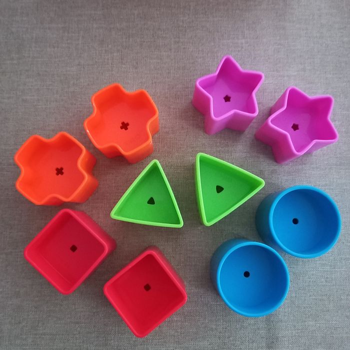 Sorter do klocków, Fisher price, wiaderko, kompletny zestaw