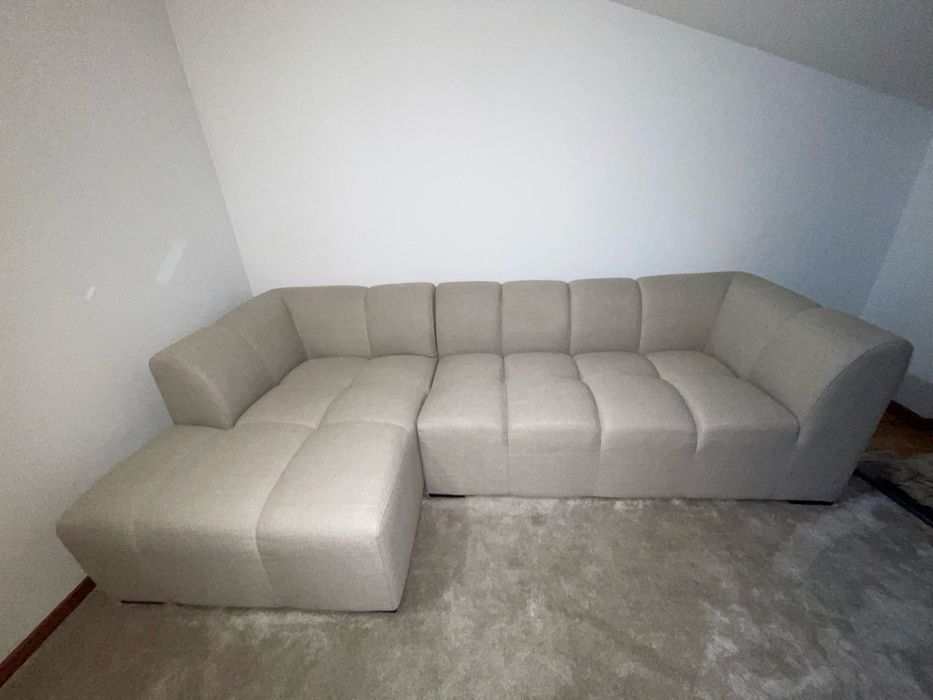 Sofá Chaise Longue Bege