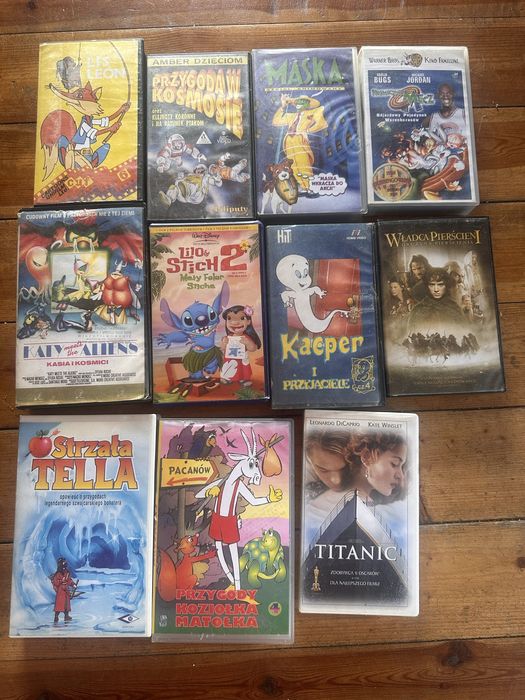 Kasety vhs zestw kolekcjonerski