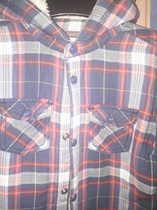 Рубашка утепленная меховушка 110,128 chicco, ovs, zara