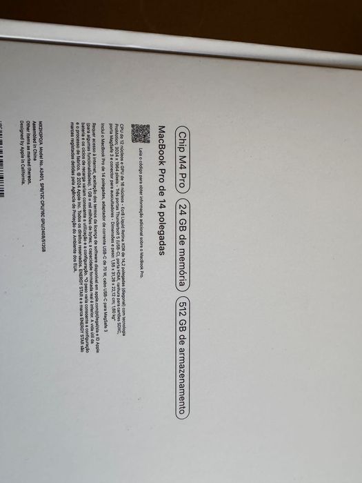 [RESERVADO] MacBook Pro 14” Space Black 2024 (M4 24GB)