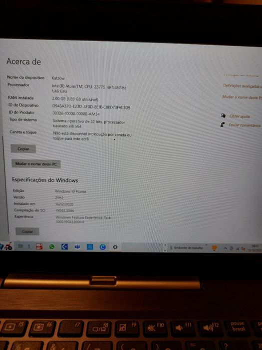 Asus portátil híbrido