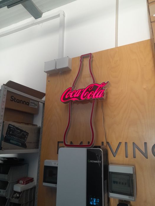 Reclame luminoso coca cola