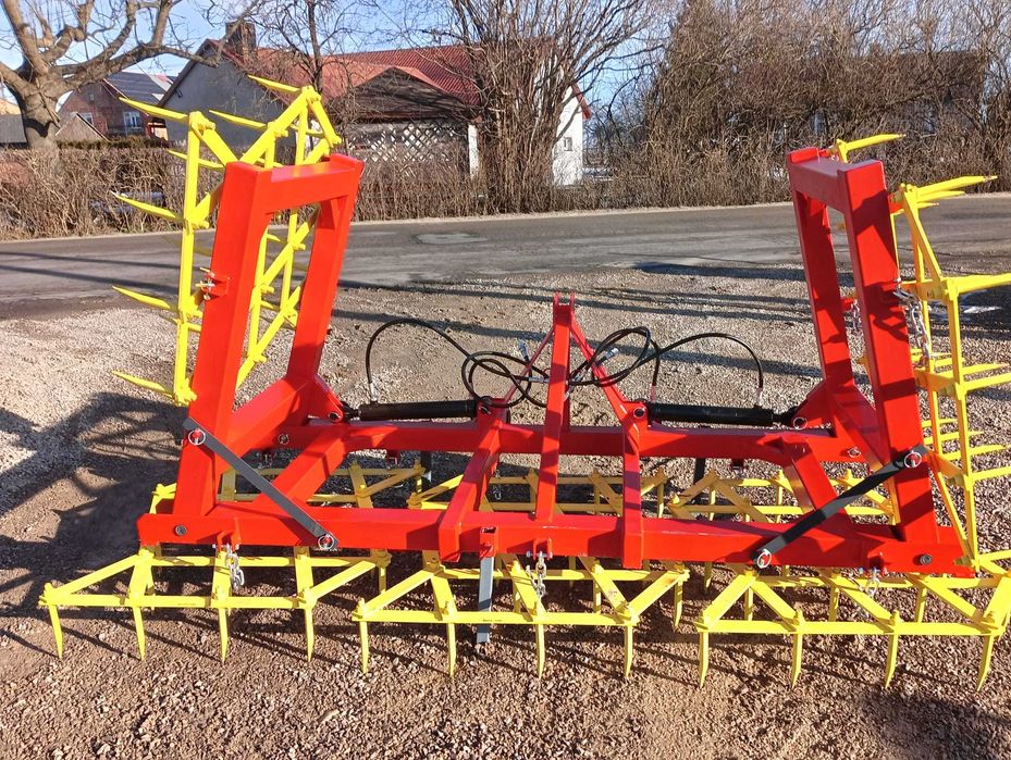 BRONY POLOWE HYDRAULICZNIE składane CIĘŻKIE *5pól *2 siłowniki *20 ząb