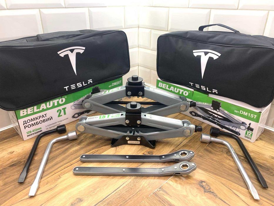 Домкрат Тесла Tesla 3, Y, X, S