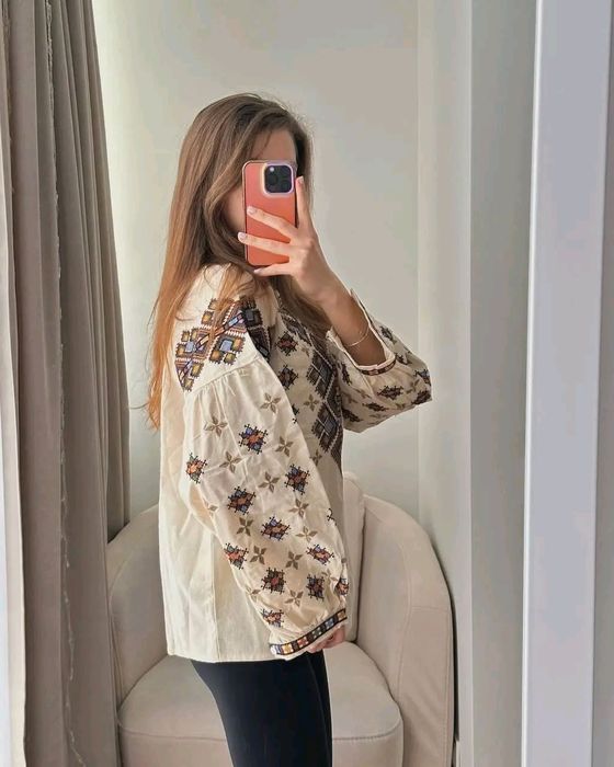 Натуральна вишиванка "Рідна земля" S, M, Л