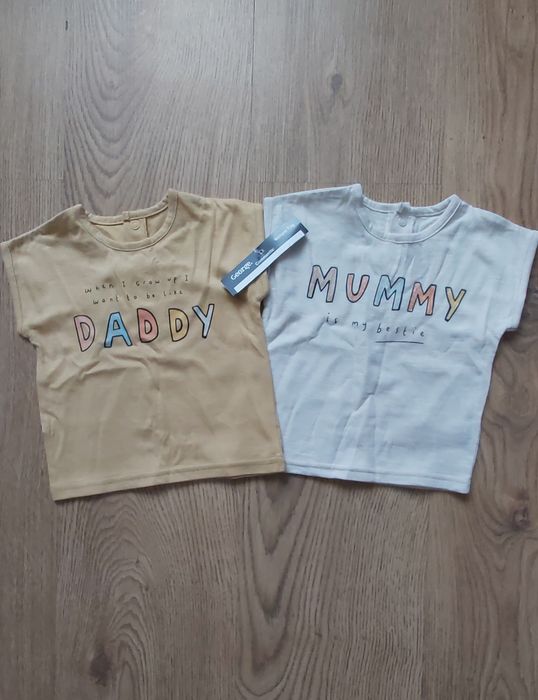 2 bluzki + 2 pak body George, bluzki i body, 0-3 m-ce, 56-62 cm