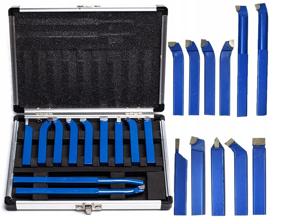 Komplet noży tokarskich NOŻE TOKARSKIE 11el 8x8mm 068