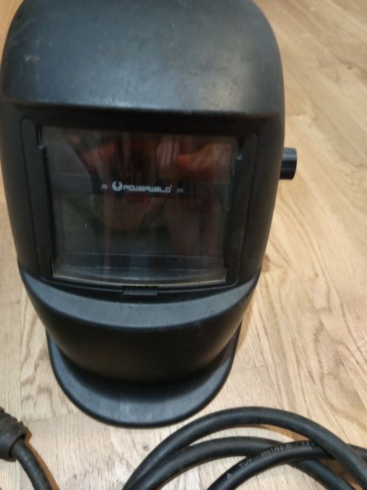 Przyłbica , uchwyt elektrody , przewód masowy