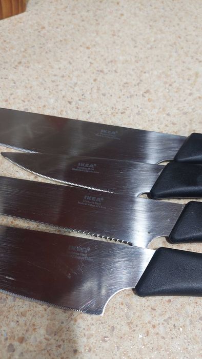 Ніж ікея IKEA ножі в колоді набір ножів