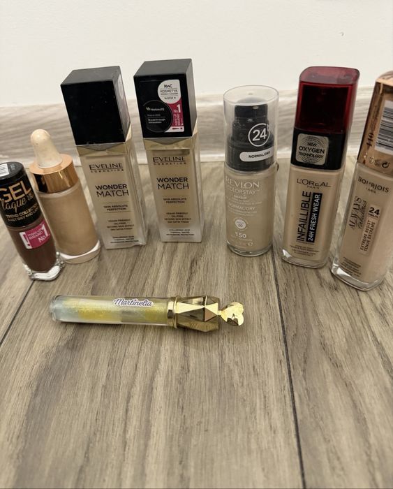 Zestaw podkładów Loreal Eveline bourjois gratisy