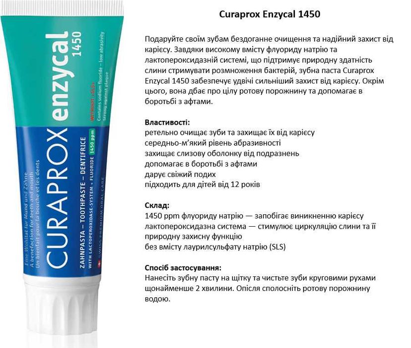 Зубна паста Curaprox