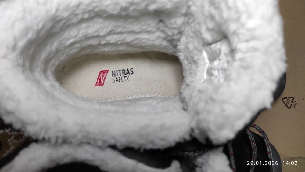 Черевики зимові робочі утеплені Nitras, 42