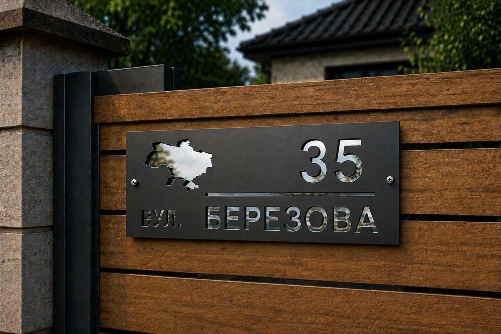Адресна Табличка  Номер Будинку