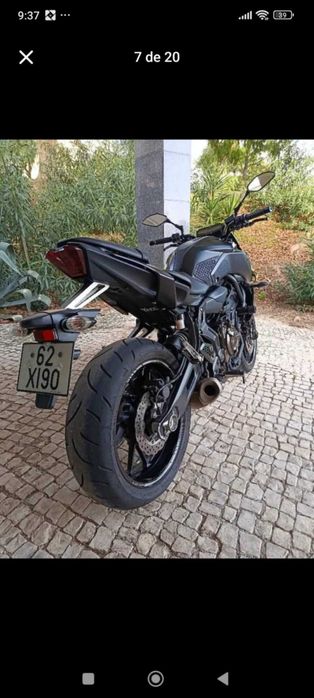 Yamaha MT 07 2019