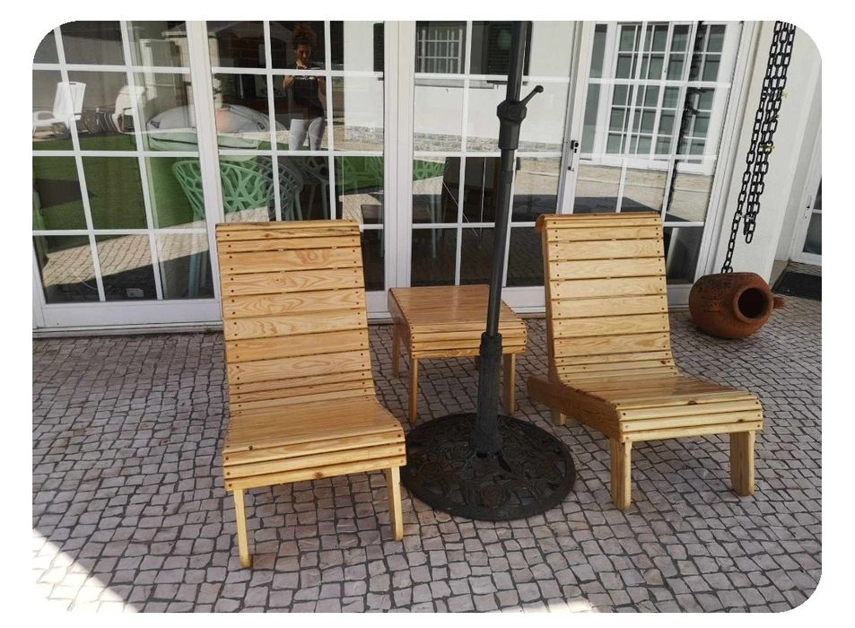Conjunto de jardim para os seus fins de tarde