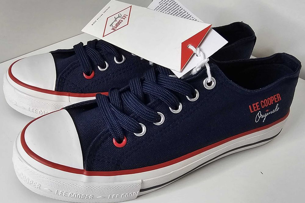 Trampki granatowe LEE COOPER originals. Rozmiar 37,42,43