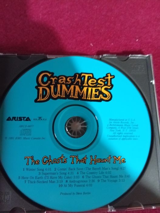 CD audio Crash test dummies the ghosts that haunt me