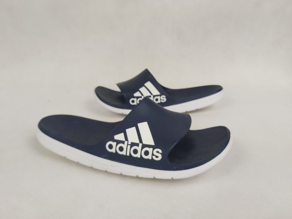 Klapki ADIDAS granatowe uk10 eu 44 1/2