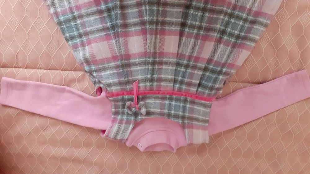 Vestido menina quentinho, tamanho 18 meses