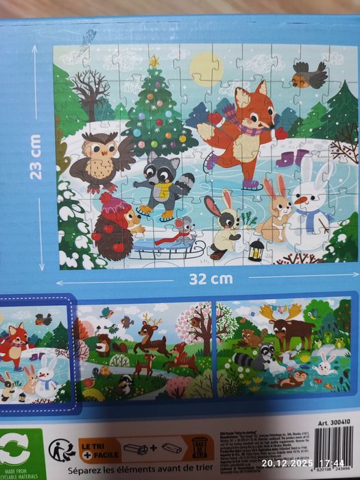 Пазли зимові 4+ , 60 елементів