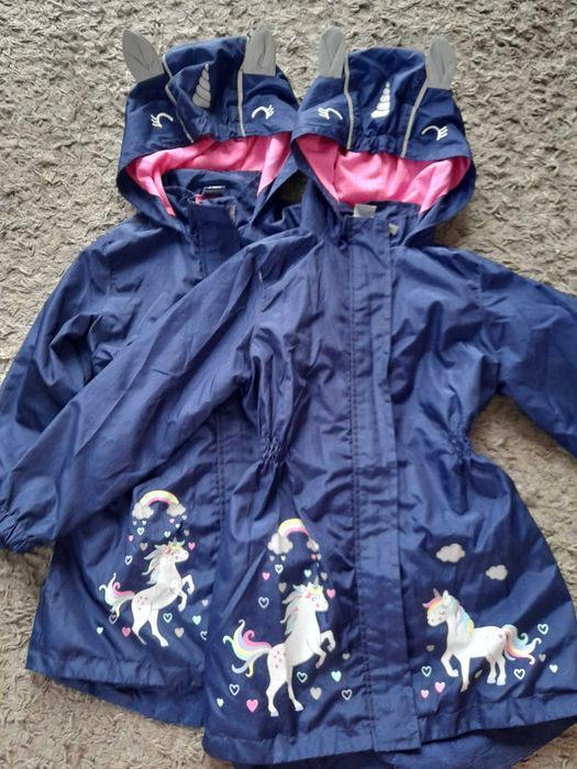 Płaszczyki kurteczki wiosenne z uszami bliźniaki