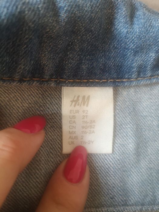Kurtka jeansowa H&M rozmiar 92