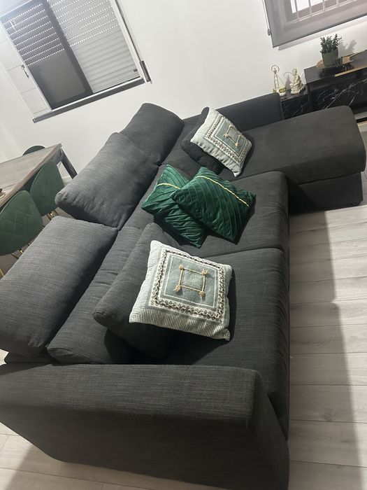 Sofá bau grafite