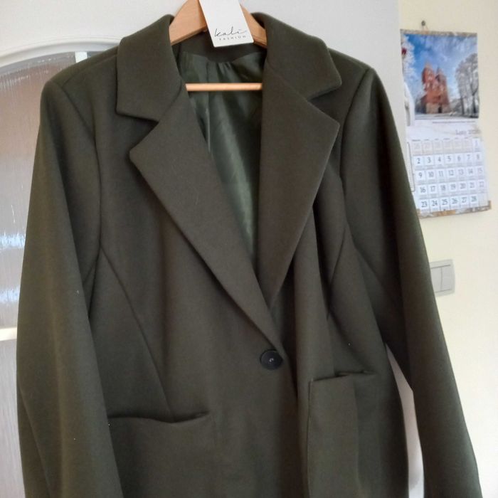 zielona włoska marynarka damska