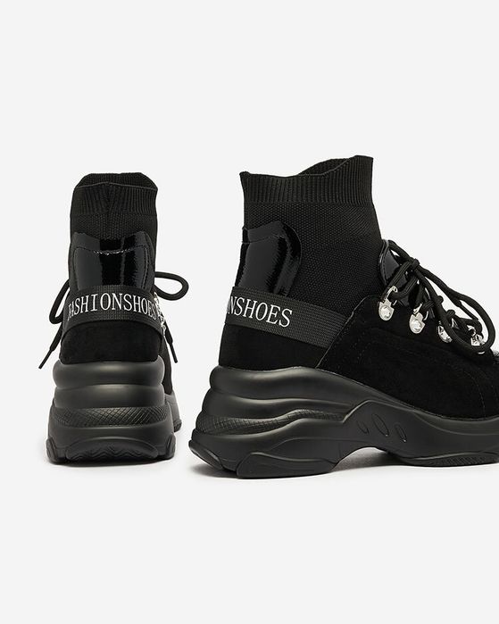 36 37 38 botki 39 40 41 sportowe sneakersy na grubej podeszwie futerko