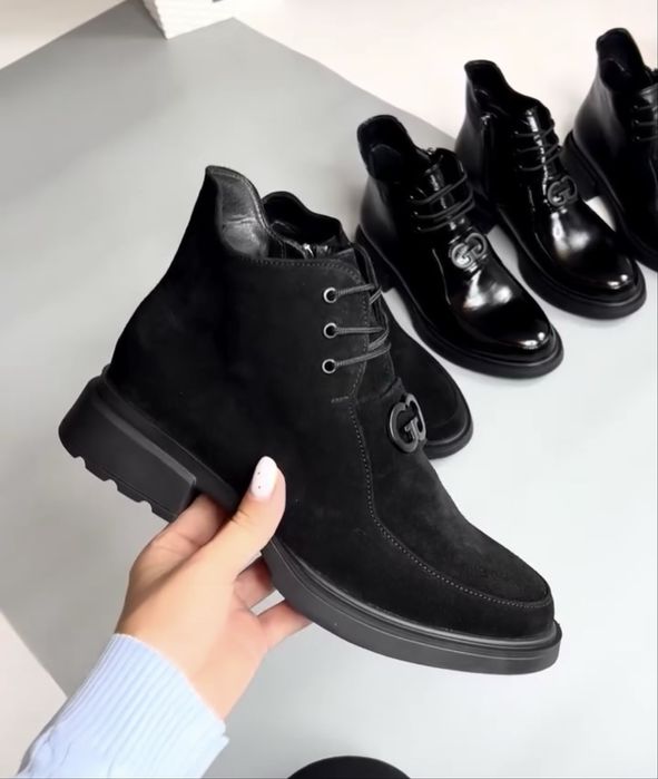 Жіночі класичні черевики НАТУРАЛЬНИЙ ЗАМШ преміум якості