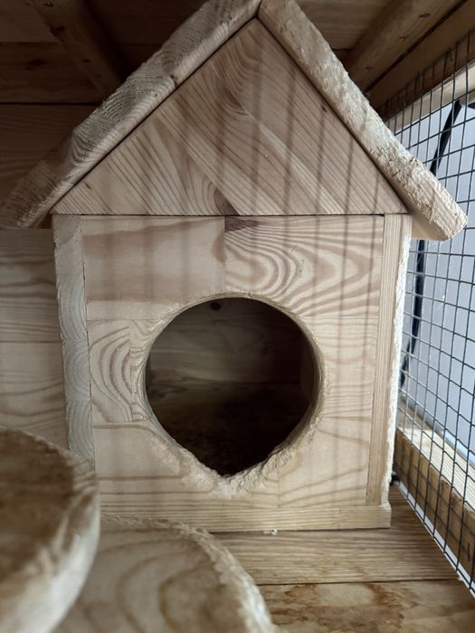 Woliera dla szynszyli - 210 cm - sosna