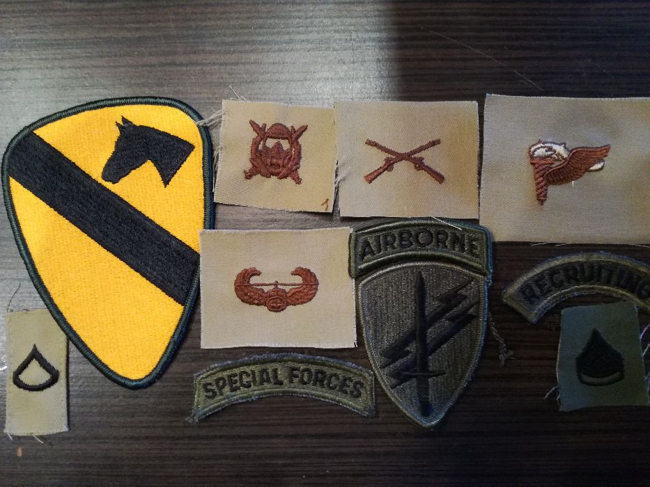 Naszywki US Army desert olive