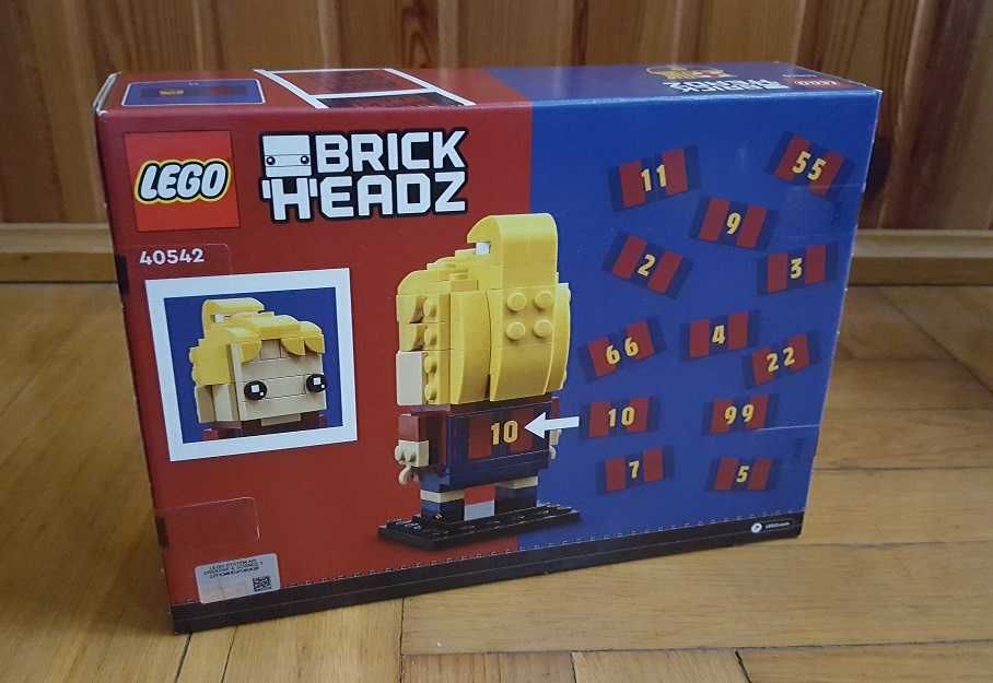 LEGO BrickHeadz 40542 Portret z klocków FC Barcelona Lewandowski