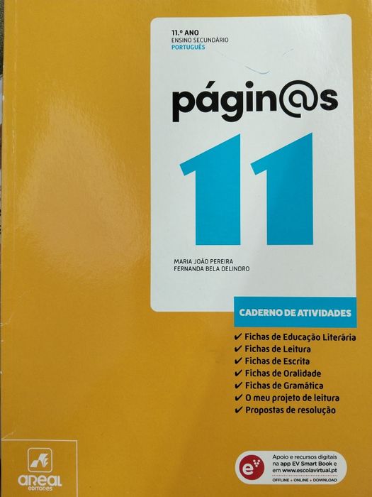 Manual de português 11° ano e caderno de atividades