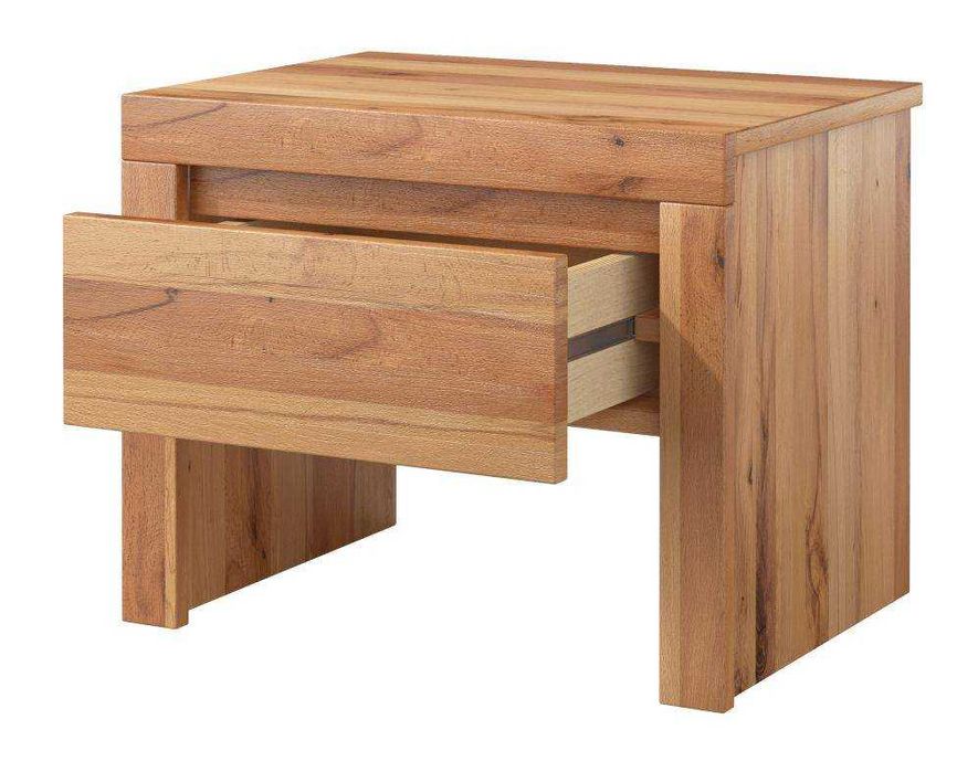 Stolik Nocny 1S KONGO z litego drewna - Buk Rdzeniowy