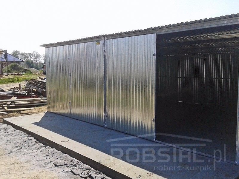 Garaż blaszany 6x5 garaże podwójne TRANSPORT I MONTAŻ GRATIS blaszaki