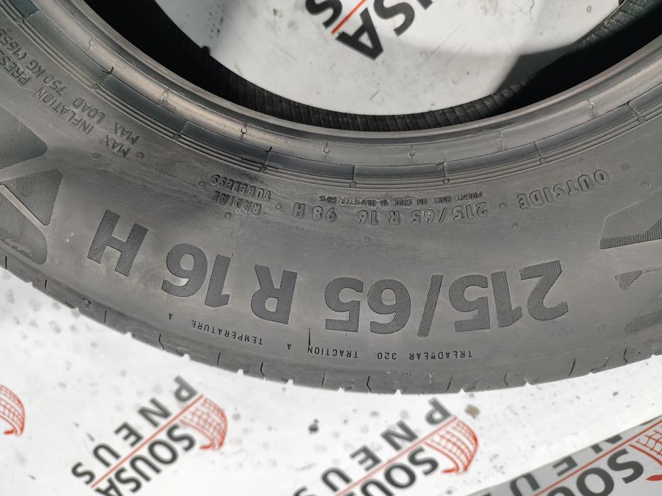 2 pneus semi novos continental 215-65R16 - Oferta dos Portes